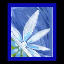 The Blue Flower Halima Ahkdar 2006 posters