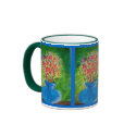The blue flowerpot mug by Emazevedo The blue flowerpot mug