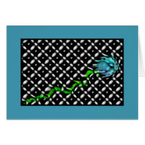 The Blue Force  © Angel Honey, 2010 Greeting Card