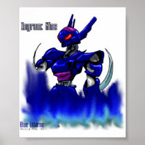 The Blue Inferno Print