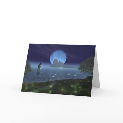 The Blue Jewel, by Steven Vincent Johnson Card by orionworks