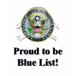 The Blue List t-shirts
