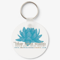The Blue Lotus Studio Keychain