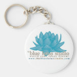 The Blue Lotus Studio Keychain