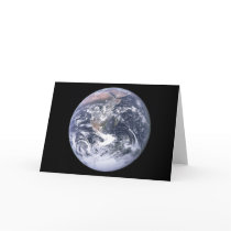 "The Blue Marble" Earth seem from Apollo 17 cards