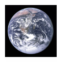 "The Blue Marble" Earth seem from Apollo 17 t-shirts