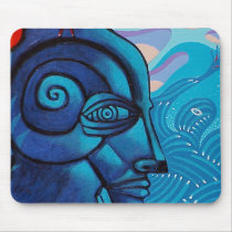 the blue tree spirit mousepads by arteology the blue tree spirit mousepads