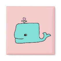 The Blue Whale magnets by Mastershay The Blue Whale magnets