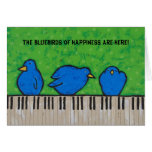 The bluebirds of happiness card
