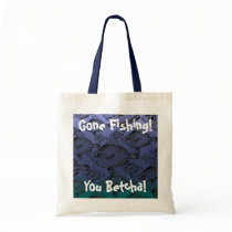 The Boar Fish: Gone Fishing - Budget Tote bags