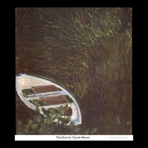 The Boat by Claude Monet Print