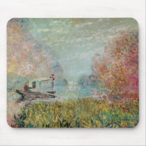 The Boat Studio on the Seine, 1875 Mouse Pads