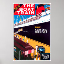 The Boat Train Print