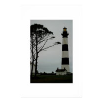 The Bodie Island Lighthouse at early evening posters by Photoguy The Bodie Island Lighthouse at early evening posters