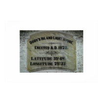 THe Bodie Island Plaque posters by Photoguy THe Bodie Island Plaque posters