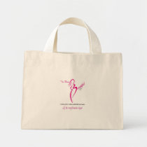 The Body Beautiful by Allegra White Logo Tote bags