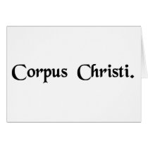The body of Christ Card