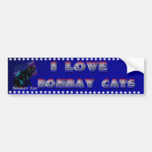 The Bombay Cat Bumper Sticker