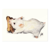 The Bone Thief (Hamster) ACEO Art Trading Cards business cards by jaisjewels The Bone Thief (Hamster) ACEO Art Trading Cards business cards