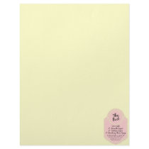 The Boob Recipe Letterhead Sheets