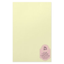 The Boob Recipe Stationary Sheets Custom Stationery