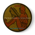The Book Puzzler for School Board buttons by ZephyrusBooks The Book Puzzler for School Board buttons