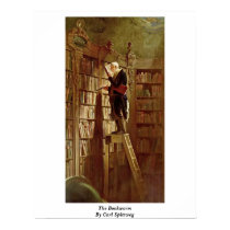 The Bookworm By Carl Spitzweg posters