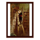 The Bookworm,  By Spitzweg, Carl Post Card