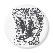 The Bookworm Fridge Magnets