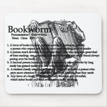 The Bookworm mousepads by friendlyspirit The Bookworm mousepads