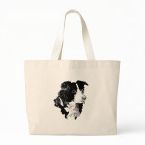 THE BORDER COLLIE CANVAS BAGS