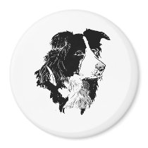 THE BORDER COLLIE FRIDGE MAGNET