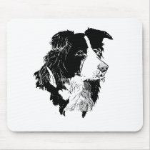 THE BORDER COLLIE MOUSE PADS