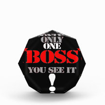 THE BOSS ACRYLIC AWARD
