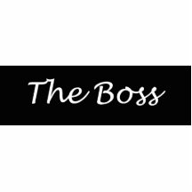 The Boss Acrylic Key Chain Photo Cut Outs