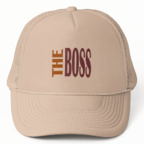 THE BOSS BROWNY TRUCKER HATS