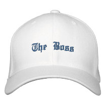 "The Boss" Embroidered Hat embroidered hats by enjones01 "The Boss" Embroidered Hat embroidered hats
