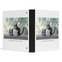 "The Boss" Squirrel Vinyl Binder