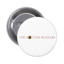 The Boston Buddha Shop Pinback Button
