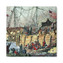 The Boston Tea Party, 16th December 1773 Magnets