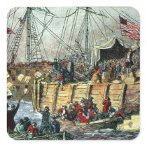 The Boston Tea Party, 16th December 1773 Stickers
