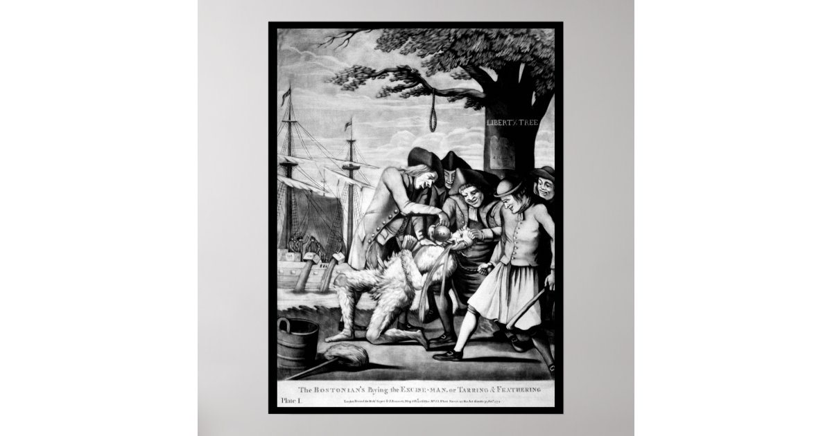 The Bostonian #39 s Paying the Excise Man War image Poster Zazzle The Bostonian #39 s Paying the Excise Man War image Poster Zazzle