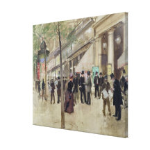 The Boulevard Montmartre Gallery Wrap Canvas