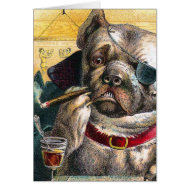 The Bouncer Dog card