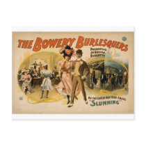 The Bowery Burlesquers  Postcard