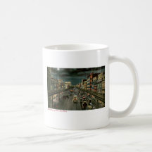 The Bowery, by Night, New York. Vintage. Mug