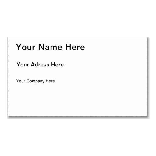 The Box Business Card Template (front side)