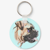 the Boxer Keychain by jamierushad the Boxer Keychain