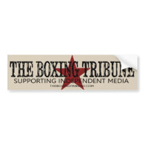 The Boxing Tribune Bumper Sticker