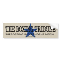 The Boxing Tribune Bumper Sticker